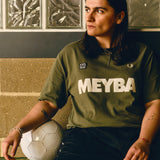 FRED PERRY + MEYBA RINGER SS TSHIRT - LAUREL WREATH GREEN