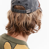 PAM OUTLINE LOGO CAP - WASHED BLACK