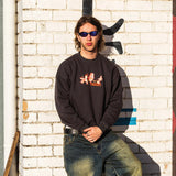 BUZZCUT DELIQUIENT CREWNECK - CHARCOAL /  BLACK