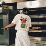 SOMEBODY SOMEWHERE CAFETERIA SS TSHIRT - CREMA