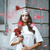 SOMEBODY SOMEWHERE DIVINA SS TSHIRT - CREMA