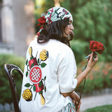 SOMEBODY SOMEWHERE DIVINA SS TSHIRT - CREMA