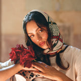 SOMEBODY SOMEWHERE REVERSIBLE SILK SCARF