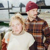 KAVU SWANFORD KNITTED SWEATER - RIDGE BLOCK