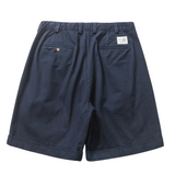 LIBERATURS DOUBLE PLEATED SHORTS - NAVY
