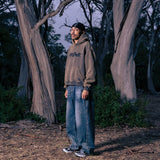 BUZZCUT BONEZ WASHED HOODIE - DIRTY BROWN