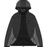 BUZZCUT VESPER HOODED RAIN JACKET  - BLACK / CHARCOAL