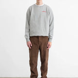 EDMMOND STUDIOS LA TRATTORIA SWEATSHIRT - GREY MELANGE