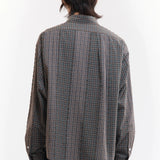 PAM HOLT LS SHIRT - DRAB CHECK