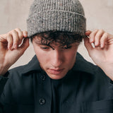 USKEES #4003 SPECKLED DONEGAL WOOL HAT - SILVER / GREY