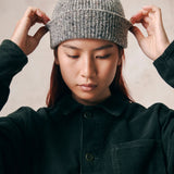 USKEES #4003 SPECKLED DONEGAL WOOL HAT - SILVER / GREY