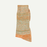 USKEES #4006 COLOUR FUZZ SOCKS - ARMY GREEN MIX