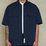 LOWF STRUCTURE SS SHIRT - INKWELL BLUE