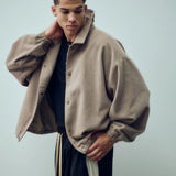 SEVA MONT WOOL JACKET - DUSTY BROWN