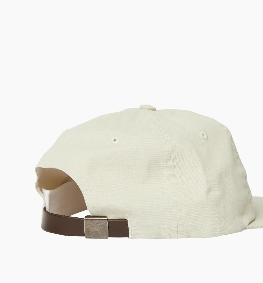 BY PARRA FAST FOOD LOGO 6 PANEL CAP - OFF WHITE