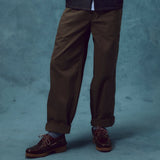 USKEES #5022 BARREL LEG PANTS - DEEP TAUPE