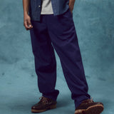 USKEES #5022 BARREL LEG PANTS - DEEP INDIGO