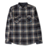 KAVU BUFFARONI FLANNEL PLAID SHIRT - MIDNIGHT DRIFT