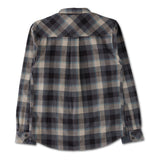 KAVU BUFFARONI FLANNEL PLAID SHIRT - MIDNIGHT DRIFT
