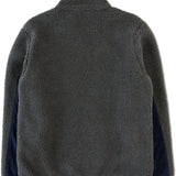 KAVU WAYSIDE SHERPA FLEECE ZIP UP JACKET - OCEAN STORM