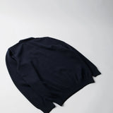 BY PARRA FLOWER BLOB KNITTED POLO PULLOVER - MIDNIGHT BLUE
