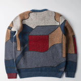 BY PARRA YOUR STREET KNITTED PULLOVER - BLUE