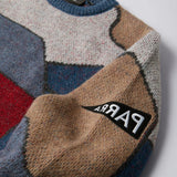BY PARRA YOUR STREET KNITTED PULLOVER - BLUE