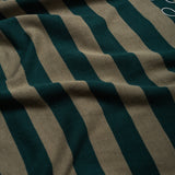 BUZZCUT JIGSAW STRIPED LS TSHIRT - GREEN / NAVY