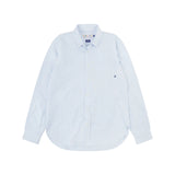 USKEES #6013 ADVANCED OXFORD LS SHIRT - BABY BLUE PINSTRIPE