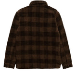 CAT WWR SHERPA OVERSHIRT - SLATE / BROWN / BLACK
