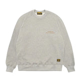 CAT WWR VARSITY RAGLAN CREWNECK SWEATSHIRT - HEATHER GREY