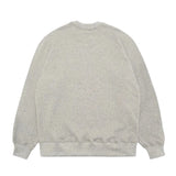 CAT WWR VARSITY RAGLAN CREWNECK SWEATSHIRT - HEATHER GREY