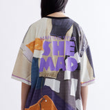 P.A.M + MARTINE SYMS SHE MAD SS TSHIRT - AOP