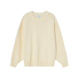SEVA MONT KNITTED CREW NECK SWEATER - CREAM