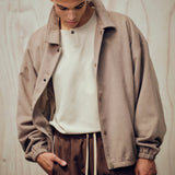 SEVA MONT WAFFLE HENLEY LS SHIRT - OATMEAL