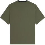 FRED PERRY + MEYBA RINGER SS TSHIRT - LAUREL WREATH GREEN