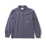 BUTTER ACE PLAID LS SHIRT - NAVY
