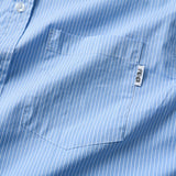 ALFRED'S APT HIGHWAY BUTTON DOWN SHIRT - BLUE / WHITE
