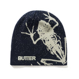 BUTTER AMPHIBIAN SKULL BEANIE - BLACK