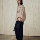 SEVA MONT WOOL JACKET - DUSTY BROWN