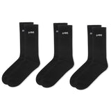 BUTTER 3 PACK BASIC SOCKS - BLACK