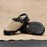BEDROCK MOUNTAIN CLOG SUEDE LEATHER  - BIRCH BARK