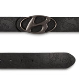 BUZZCUT BREAKER LEATHER BELT - BLACK