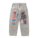 BUTTER + DANIEL JOHNSTON BOXING DENIM - WASHED GREY