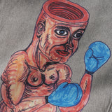 BUTTER + DANIEL JOHNSTON BOXING DENIM - WASHED GREY