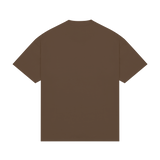 COLOUR PLANE HEAVYWEIGHT TSHIRT - BROWN