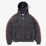 CANDICE EDWARD ZIP HOODIE - MIDNIGHT