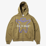CANDICE SOLACE ZIP HOODIE - CUMIN