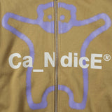 CANDICE SOLACE ZIP HOODIE - CUMIN