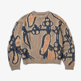 CANDICE DESIRE MOHAIR SWEATER - TAN